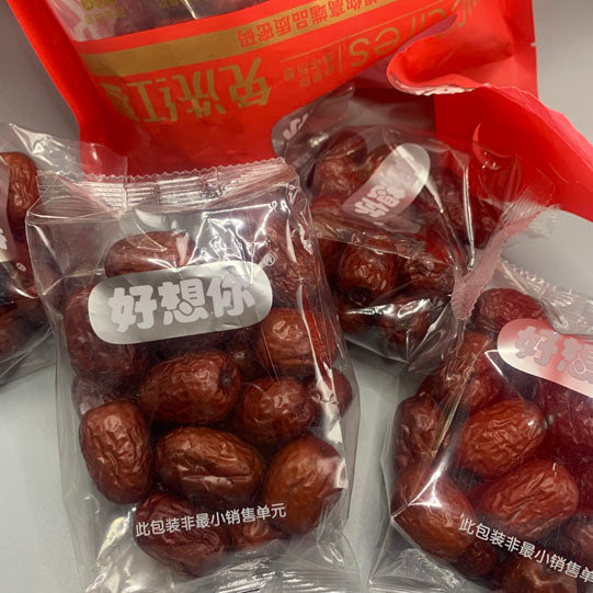 【好想你】一级 免洗红枣500g/袋(约110颗)开袋即食 煮粥 泡茶 煲汤都可以