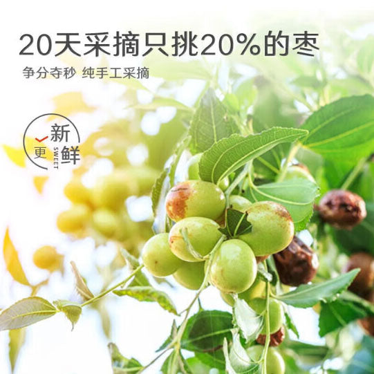 【良品铺子】脆冬枣35g*5袋(每袋9颗,共45颗)鲜甜酥脆 空心无核 国家地理标志产品