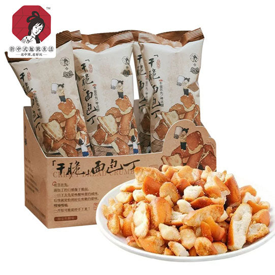 【茶颜悦色】干脆面包丁35g*6袋 海盐焦糖味 门店奶茶饮品撒料同款