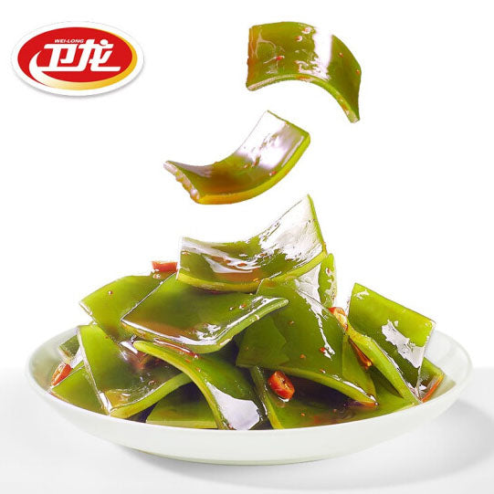 【卫龙】香辣海带片50g*5袋(每袋6小包,共30包)肉感厚实 脆滑多汁