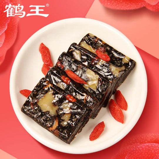 【鹤王】阿胶固元糕500g/盒(10g*50片)红枣枸杞型 于震代言