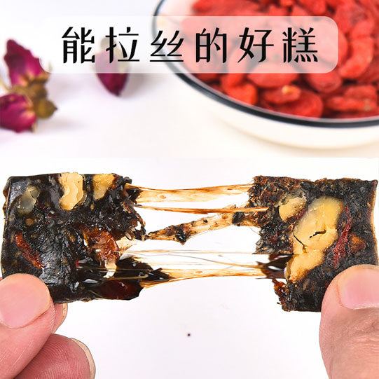 【鹤王】阿胶固元糕500g/盒(10g*50片)红枣枸杞型 于震代言