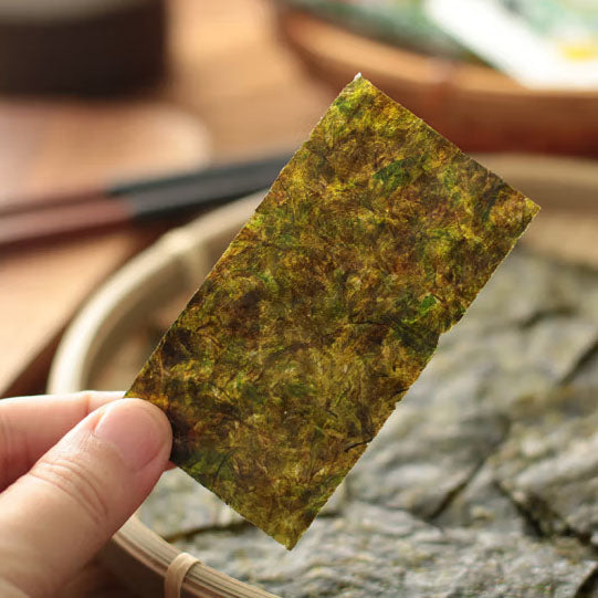【海牌】原味海苔2g*32包(每包8片海苔,共256片)韩国原装进口 轻薄透亮 入口即化