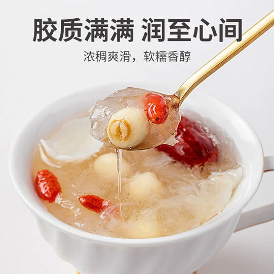 【方家铺子】冻干红枣莲子银耳汤96g/盒(16g*6袋)开水冲泡 60秒就好 满满胶质