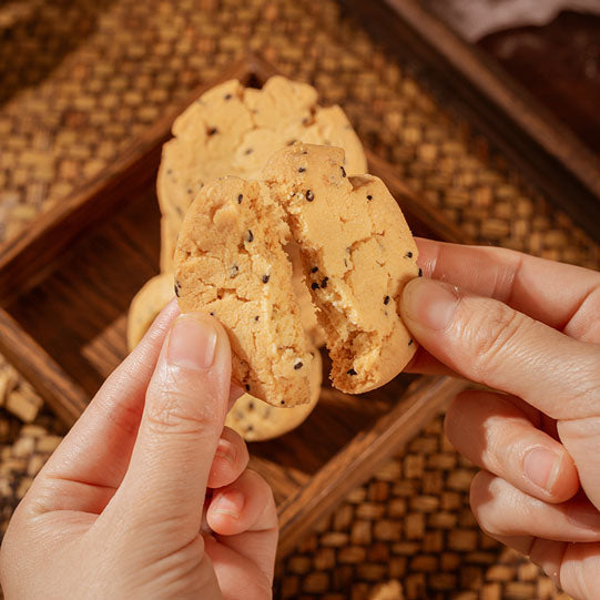 【老介福】桃酥王400g/袋(内含22枚,独立包装)香脆可口 中华老字号 始于1943年