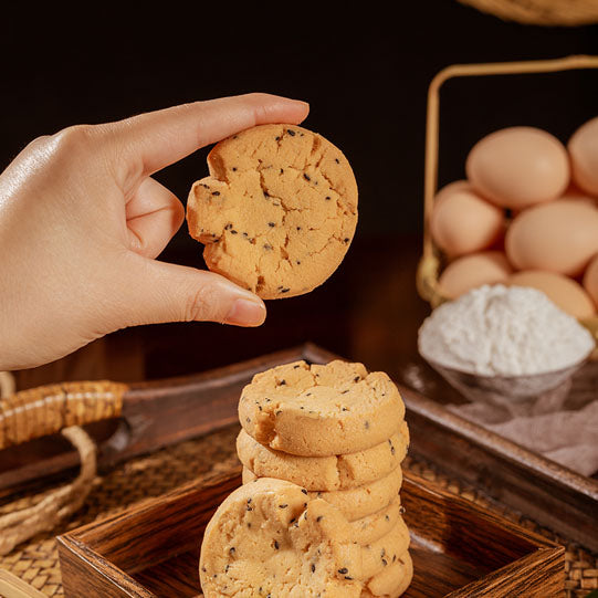 【老介福】桃酥王400g/袋(内含22枚,独立包装)香脆可口 中华老字号 始于1943年