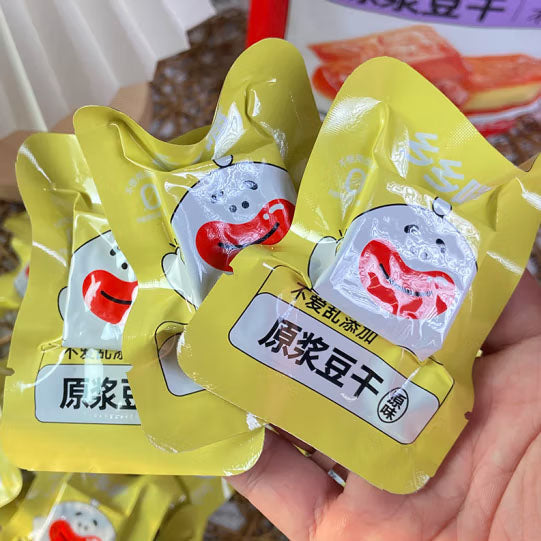 【乡乡嘴】原浆豆干300g/袋(约22包)能大饱口福 又轻松控卡 原味香辣味可选
