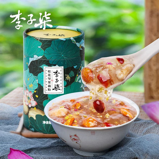 【李子柒】桂花坚果藕粉350g/罐 三餐四时 好好吃饭