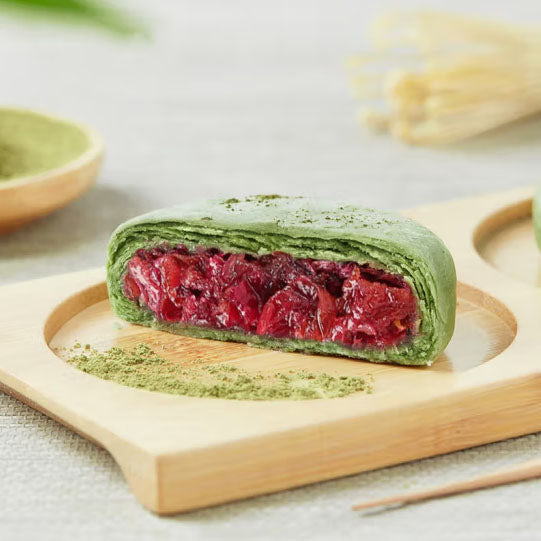 【嘉华】3口味 鲜花饼50g*10枚(玫瑰花饼4枚+茉莉花饼3枚+抹茶玫瑰饼3枚)