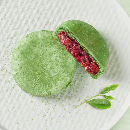 【嘉华】抹茶玫瑰饼50g*10枚 新鲜玫瑰花瓣制作