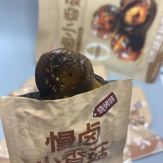 【良品铺子】慢卤小香菇105g*2袋(每袋6小包,共12小包)源自神农架林区 个个饱满