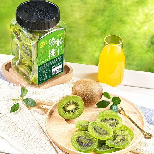 【每果时光】绿猕猴桃干500g/罐 车上备一罐 酸甜可口超解乏