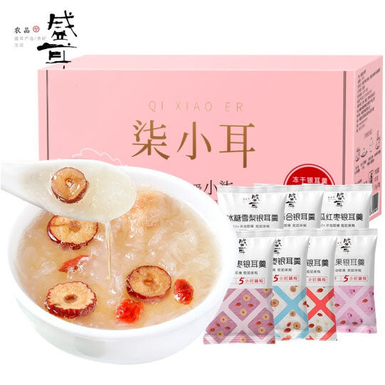【盛耳】柒小耳冻干银耳羹105g/盒(内含15g*7袋 )7种不同口味的银耳汤 征服你挑剔的味蕾