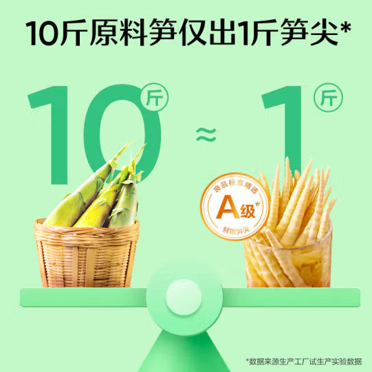 【良品铺子】A级野山笋条90g*3袋(每袋5包,共15包)源自云南高山 每一口都是山林滋味