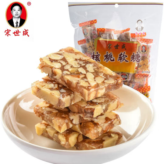 【宋世成】核桃软糖220g/袋(内含约15个)成都特色 营养多 甜度低 不粘牙