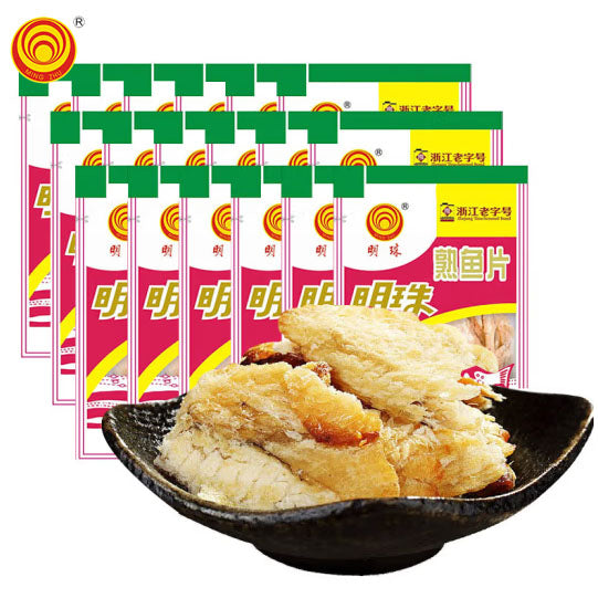 【明珠】熟鱼片6g*25袋  浙江老字号 60年的老牌子