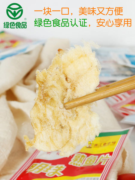 【明珠】熟鱼片6g*25袋  浙江老字号 60年的老牌子