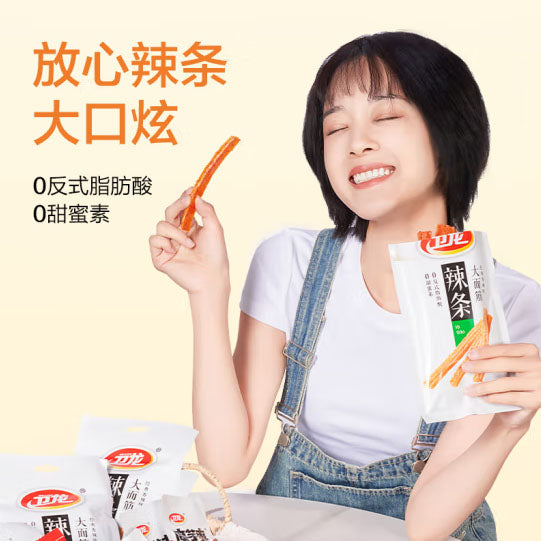 【卫龙】大辣条65g*4袋(每袋8根,共32根)辣条销量冠军 生产日期30天以内