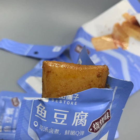 【良品铺子】烧烤味 鱼豆腐90g*3袋(每袋5小包,共15小包)鲜嫩Q弹 高蛋白营养