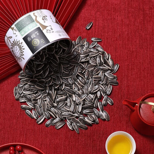 【三胖蛋】原味瓜子218g*4罐 内蒙古原产 大颗粒 大果仁 不脏手