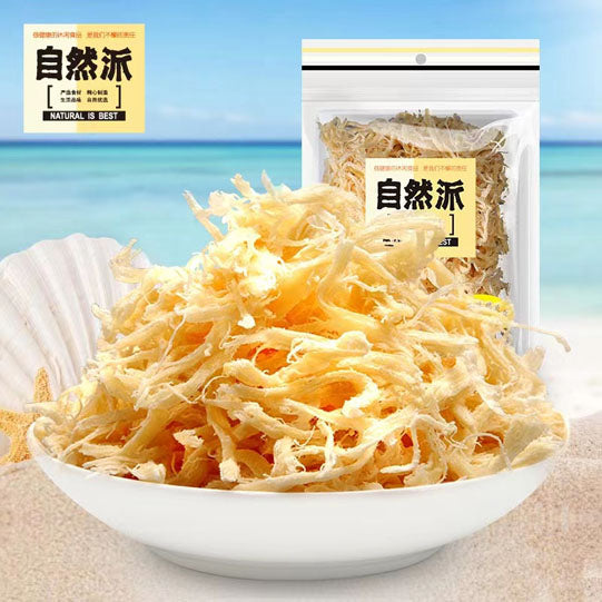 【自然派】炭烧味鱿鱼丝50g*3袋 柔韧鲜美 来自深海的味道