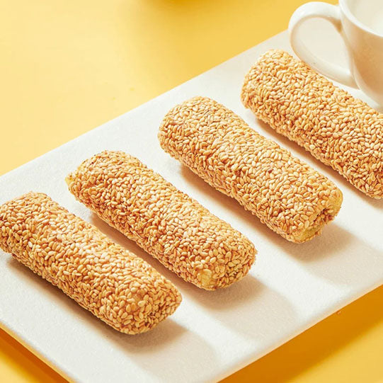 【黄老五】芝麻棒280g/袋(10根)独立包装 散装称重 买就送冻干红枣银耳羹15g*1袋!