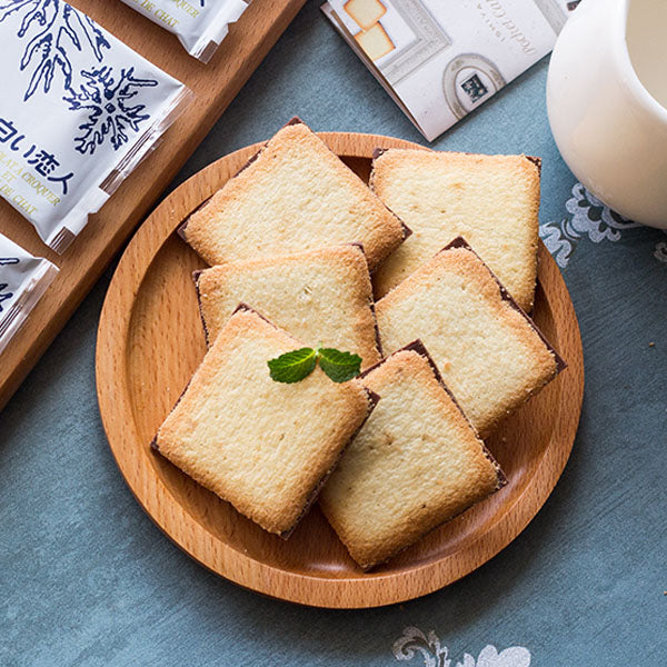 【白色恋人】白巧克力 夹心饼干12枚/18枚/24枚 日本进口零食 情人节礼物