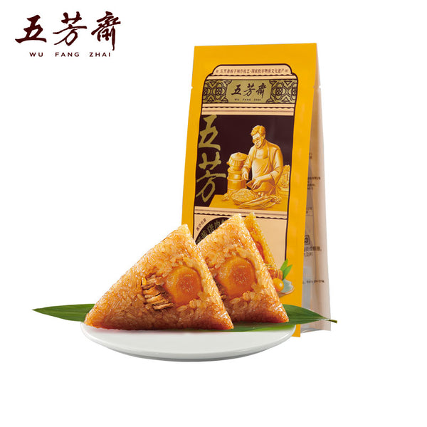 【五芳斋】经典3口味组合280g*3袋（共含140g*6只）蛋黄鲜肉粽+大肉粽+豆沙粽