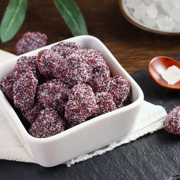【华味亨】冰糖杨梅150g*2罐 核小肉厚 酸甜交织的滋味 好吃"梅"道理