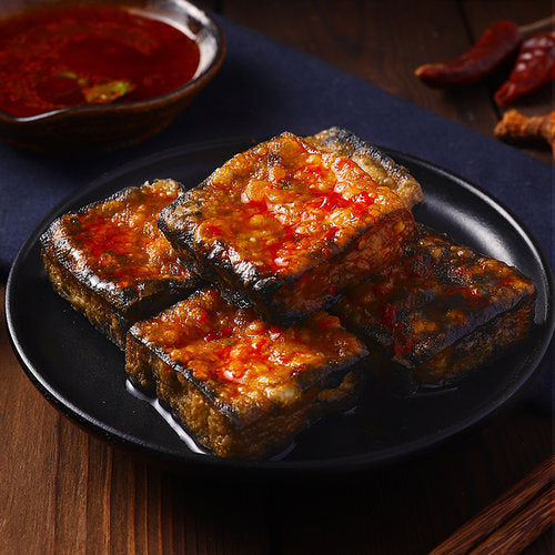 【三只松鼠】七千里臭豆腐120g*2袋(每袋10包,共20包)长沙美食 香辣有味