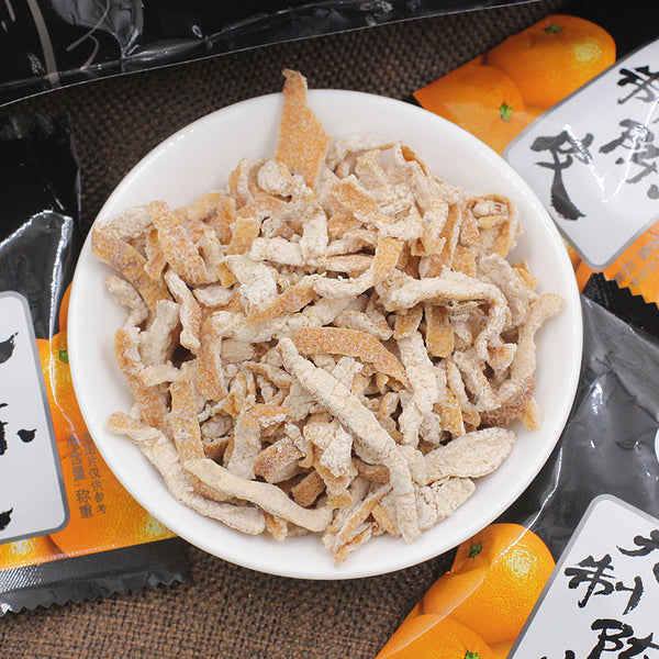 【佳宝】九制陈皮500g/袋 散装称重 广东老字号橙皮丝橘子皮干