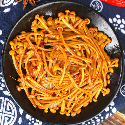 【渝美滋】香辣红油金针菇500g/袋(内含约17小袋)4种口味带你吃遍重庆味道