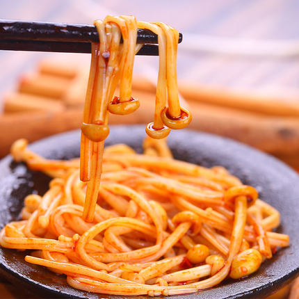 【渝美滋】香辣红油金针菇500g/袋(内含约17小袋)4种口味带你吃遍重庆味道