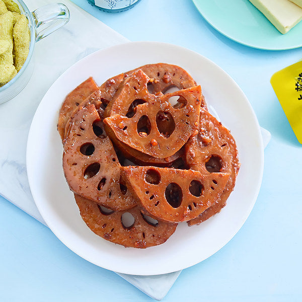 【周黑鸭】卤莲藕160g/袋(约10小袋) 独立真空小包装 微甜麻辣 没滋味就吃周黑鸭