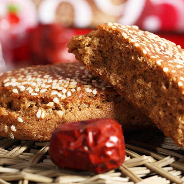 【荣欣堂】红枣味 太谷饼1400g(70g*20个) 始创于1895年的百年老字号