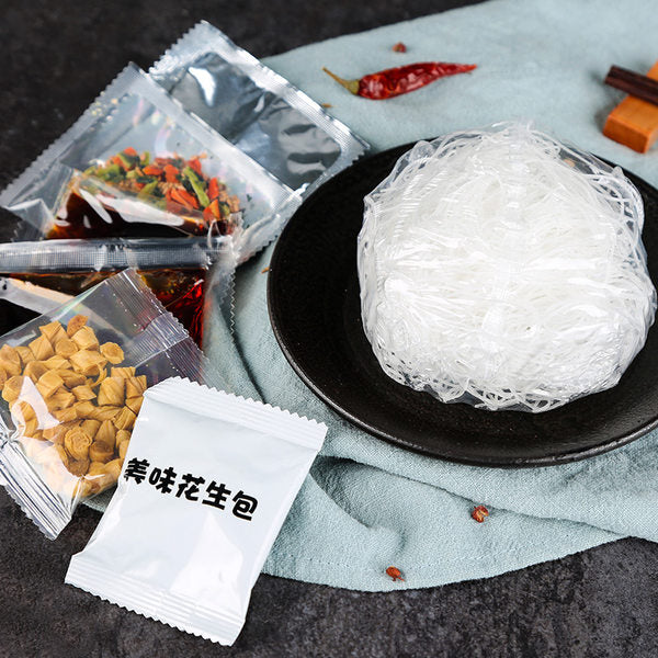 【食族人】酸辣粉130g/桶 网红美食 6袋足量调料包 鲜香酸辣