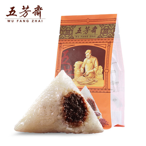 【五芳斋】真空润香豆沙粽140g*2只 细腻红豆沙 香甜四溢 沙感十足