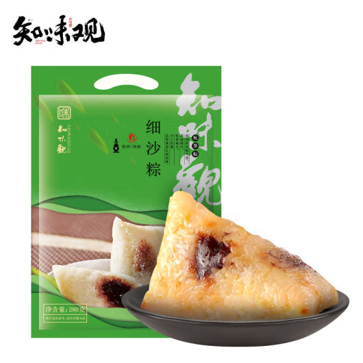 【知味观】细沙粽140g*2只 杭州特产 真空豆沙粽