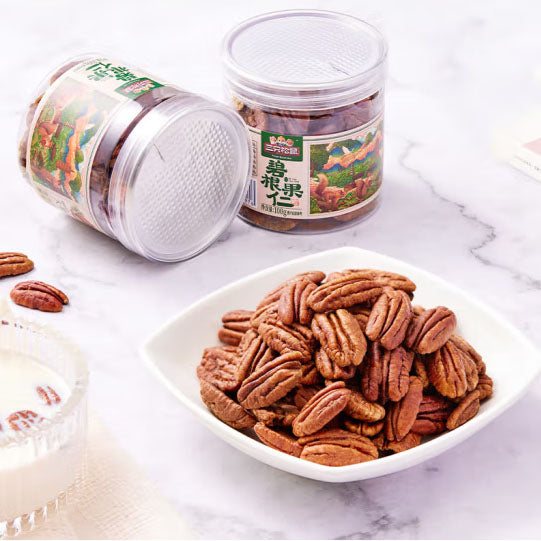 【三只松鼠】碧根果仁100g*2罐 当季新货 营养酥脆