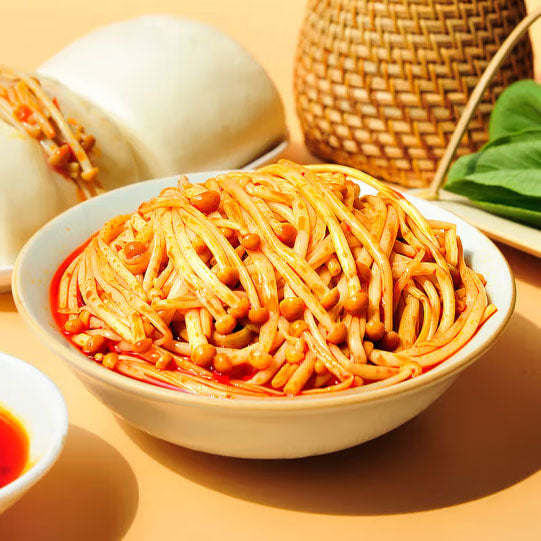 【金大洲】香辣金针菇300g/袋（20g*15包）美味劲爆 高膳食纤维