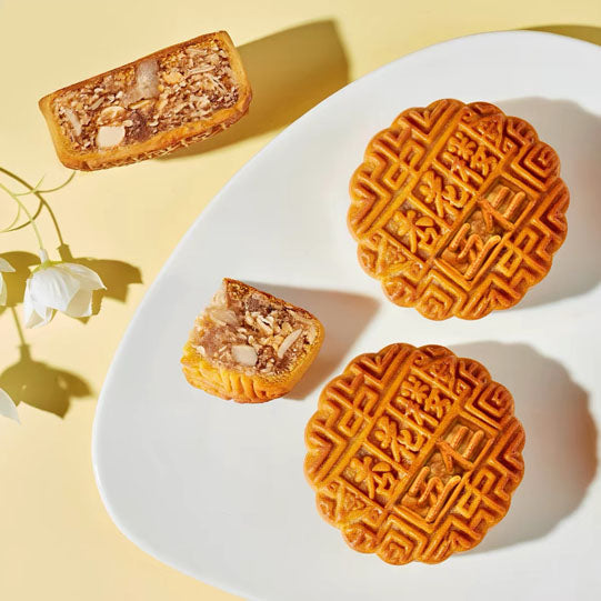 【杏花楼】五仁月饼100g*6枚 传统广式月饼 始于1851年