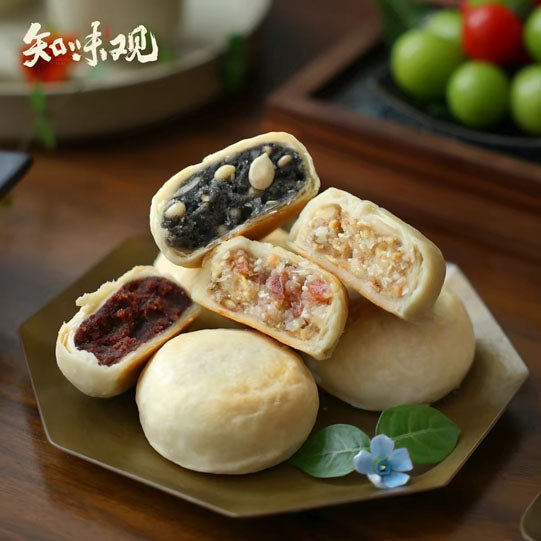 【知味观】百果 苏式月饼360g（8只装）中华老字号
