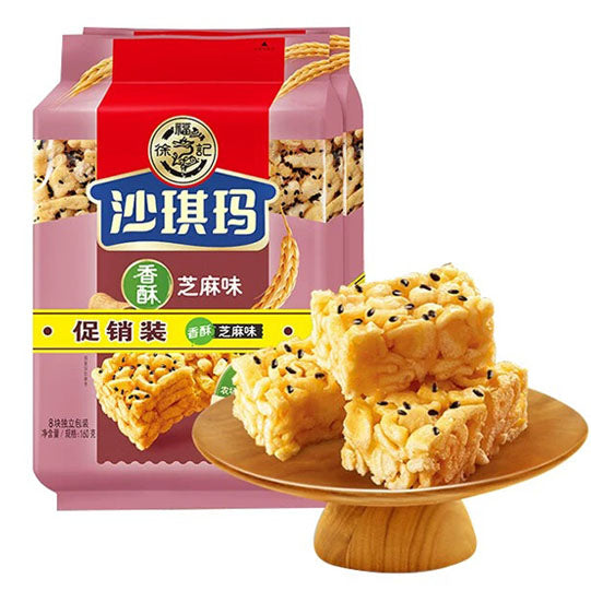 【徐福记】八庄沙琪玛160g*2袋（每袋8块，共16块）香酥芝麻味