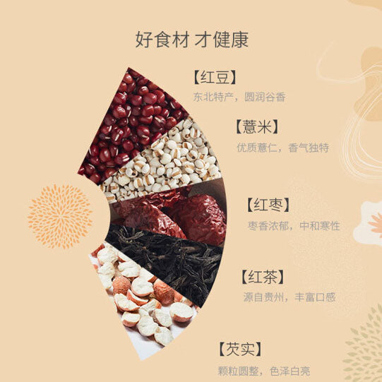 【茶里】ChaLi 红豆薏米茶35g/袋（内含5g*7包）自然谷物补气色 每天一杯很健康
