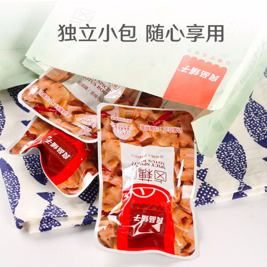 【良品铺子】香辣卤藕168g/袋（内含8小袋） 洪湖九孔藕 “卤”获人心