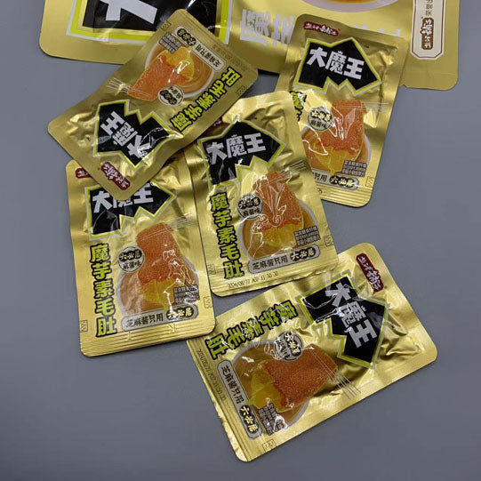 【盐津铺子】大魔王 麻酱味 魔芋素毛肚50g*6袋（每袋5小包，共30包）六必居创始于1436年