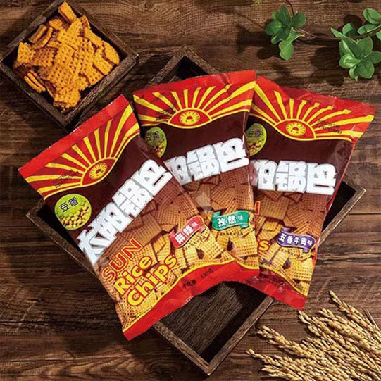【太阳锅巴】豆香锅巴50g*10袋 30多年国货老品牌 买就送卧龙猫耳朵酥60g*1袋！