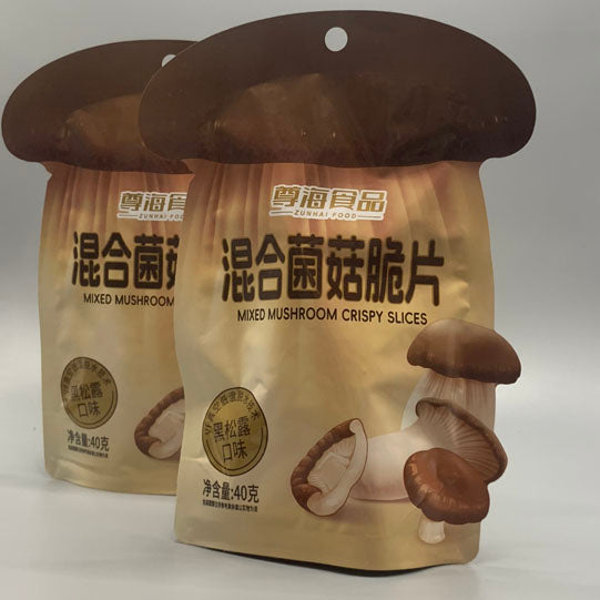 【尊海】黑松露味 混合菌菇脆片40g*4袋 开袋即食 鲜味儿十足