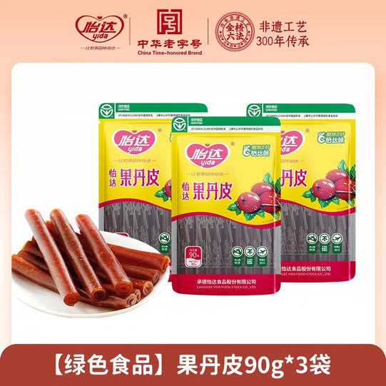 【怡达】果丹皮90g*3袋（每袋5根，共15根）中华老字号 始于1690年