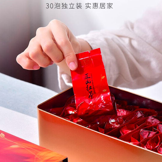 【天福茗茶】正山红茶150g/盒（内含5g*30包）武夷山小种红茶 实惠口粮茶